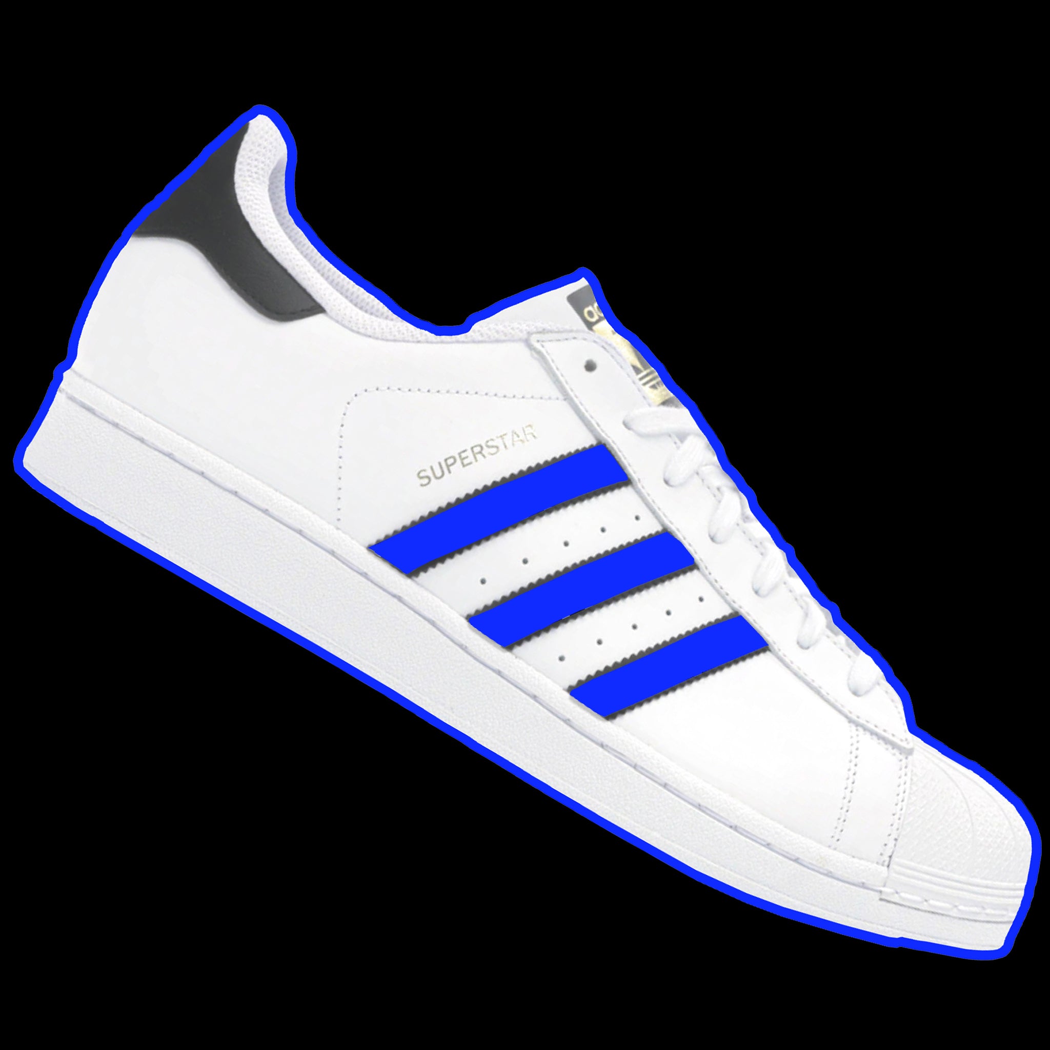 adidas gazelle silver green womens Ice Blue Color Shift Superstar Stripe Decals – GLACÉ Inc main image 0