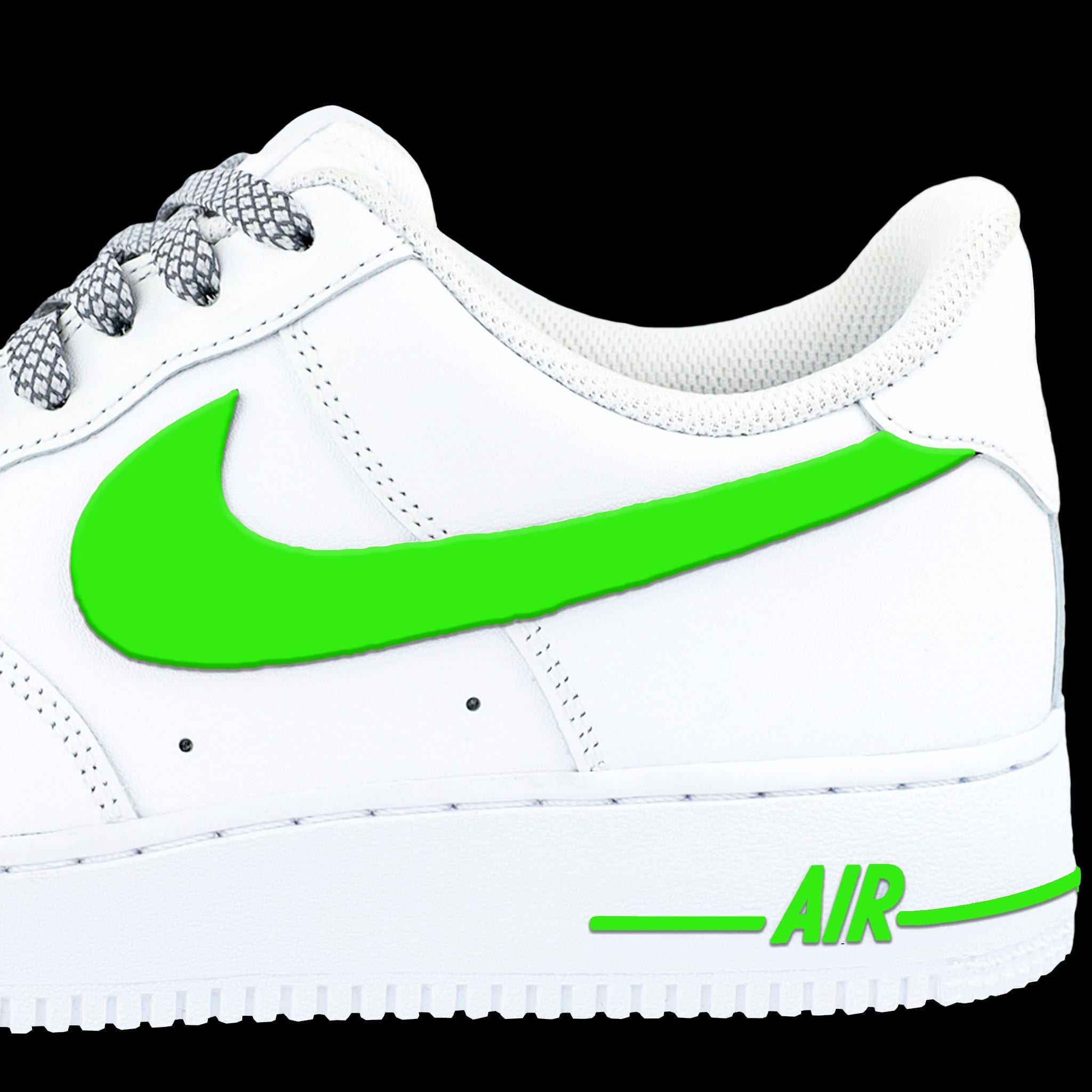 air force 1 green check