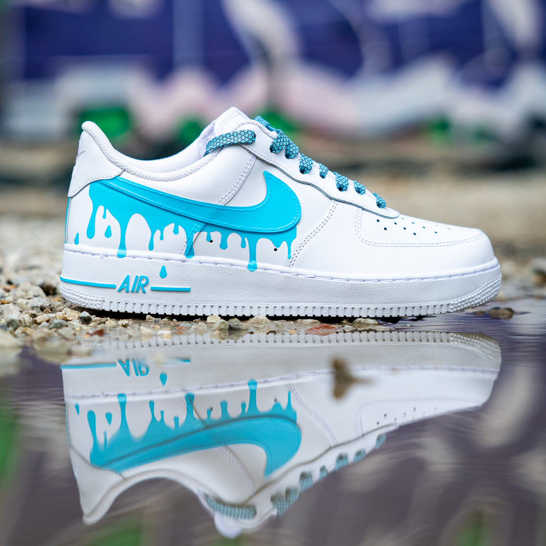 Air force 1 drip blue hotsell