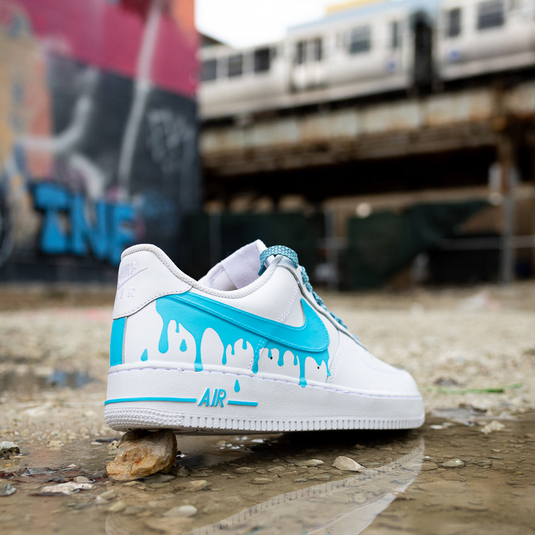 blue drip air force 1