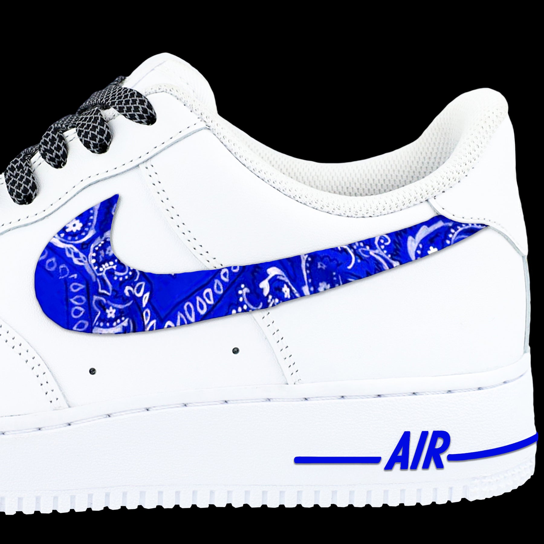 Blue Bandana Air Force Check Wrap – GLACÉ - Main Image