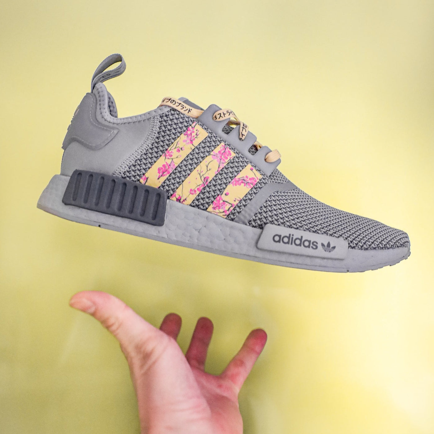 Pale Yellow Cherry Stripes for NMD