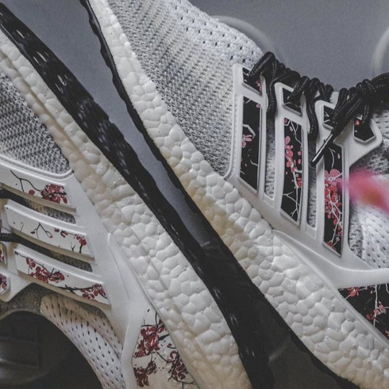 Yin Yang Cherry Blossom Stripes for Ultra Boost