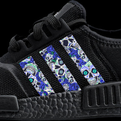 Blue Day of the Dead Stripes for NMD