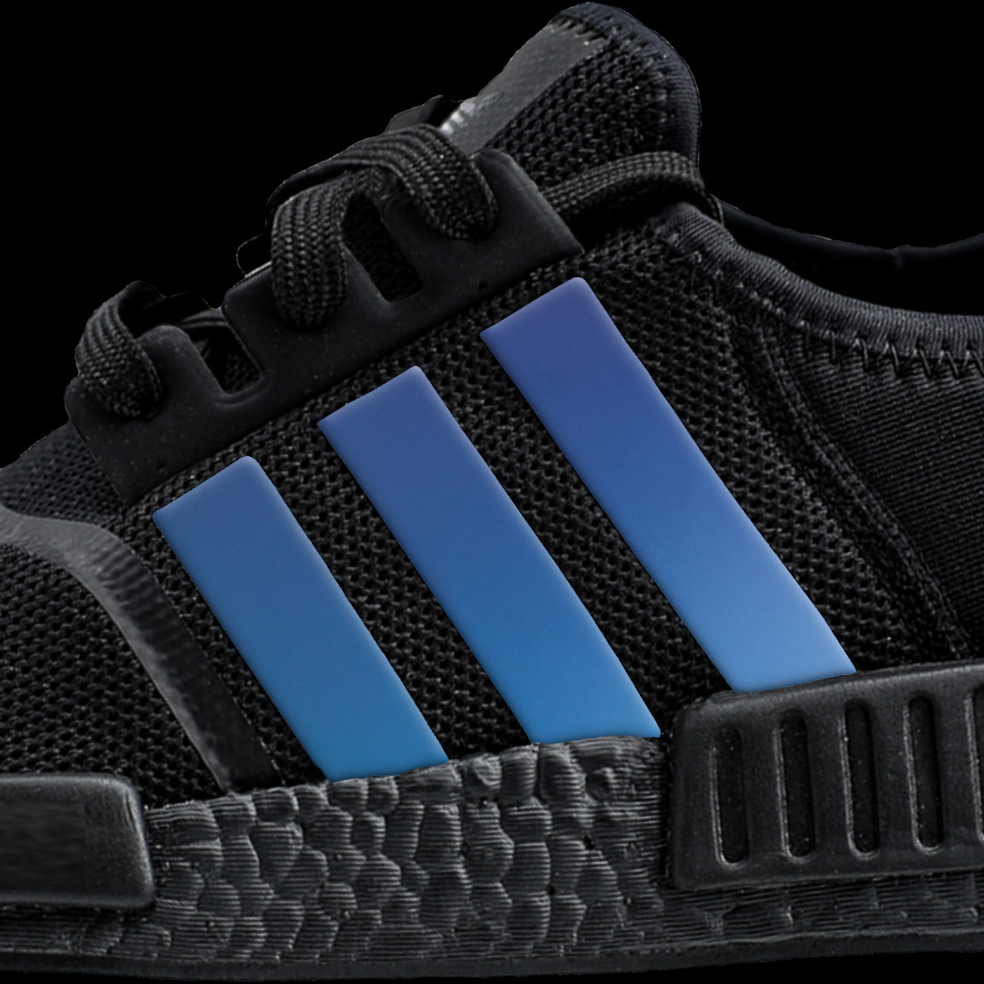 Ice Blue Color Shift Stripes for NMD