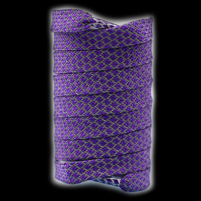 Purple 3M Reflective Flat Laces