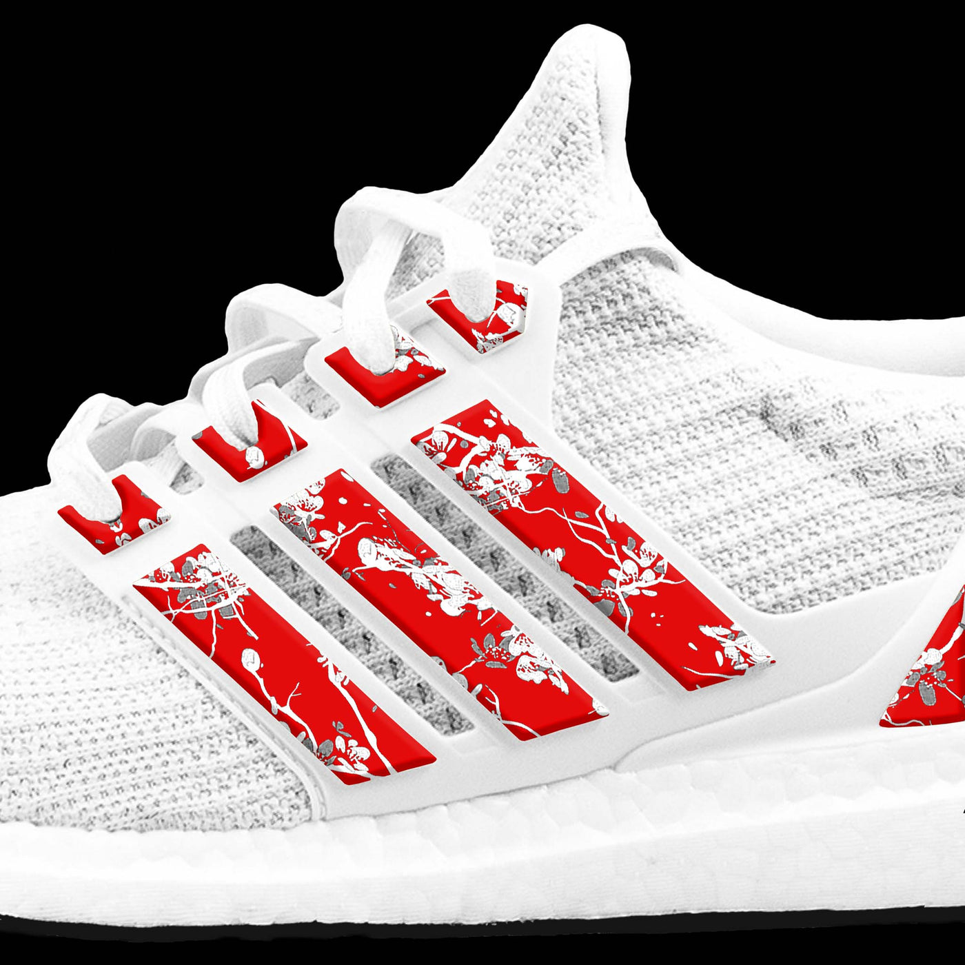Red/White Cherry Stripes for Ultra Boost