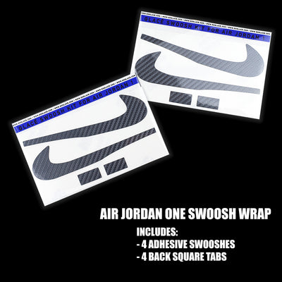 Silver Carbon Fiber Air Jordan 1 Check Wrap