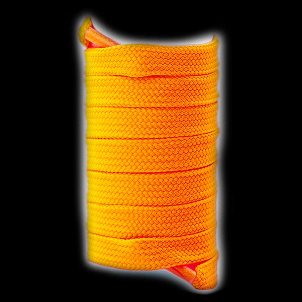 Solar Orange Flat Laces