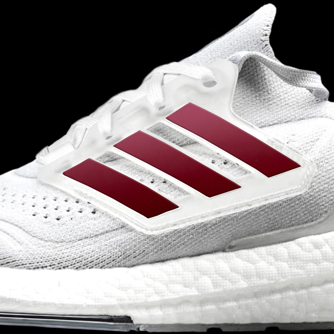 adidas gazelle silver green womens Burgundy Ultra Boost 22 Cage Decals – GLACÉ Inc