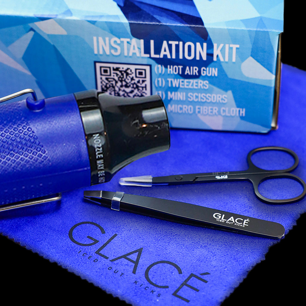Blue Drip Kit Air Force 1 Check Wrap – GLACÉ Inc.